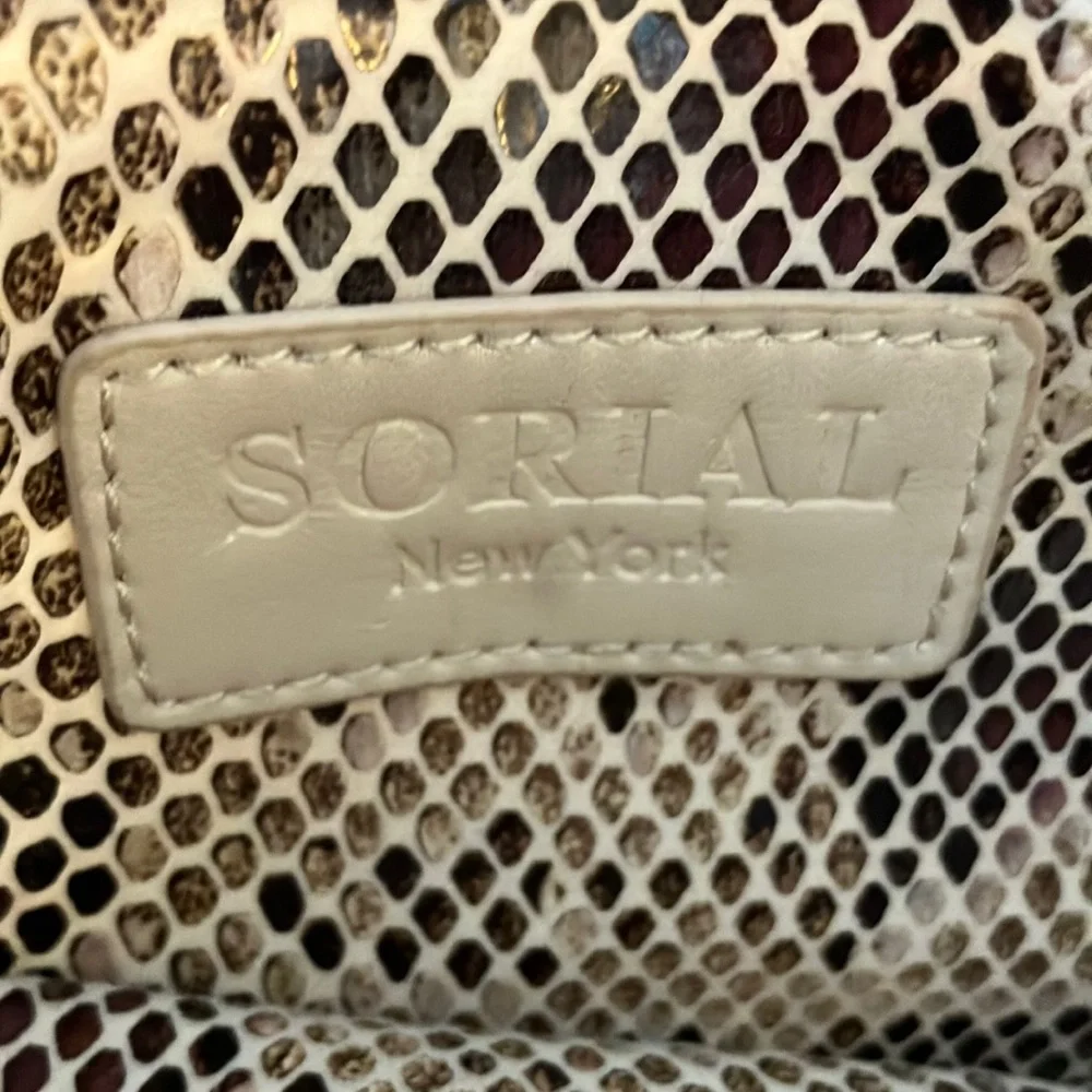 Sorial Snakeskin Clutch‎